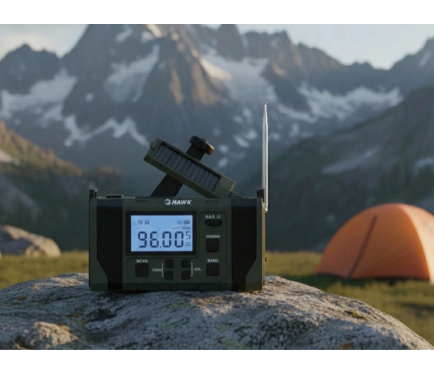 Hawk R20 HWRDI420GN 10000 mAh Bluetooth latarka SOS usb-c - 1588953 - zdjęcie 5